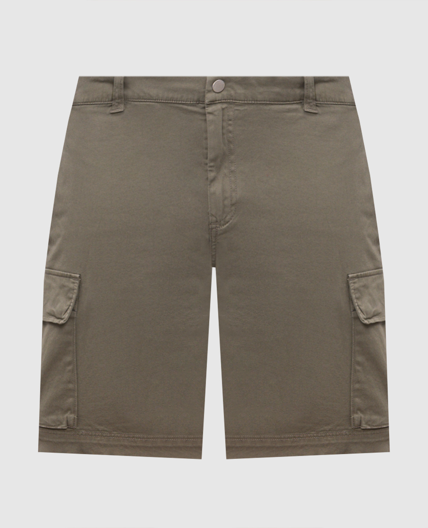 Khaki cargo shorts