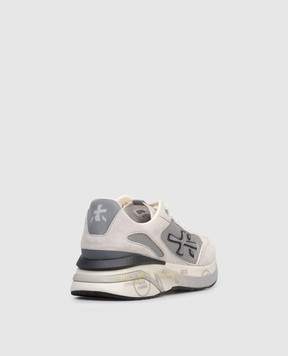Premiata Gray combination sneakers MOERUN MOERUN