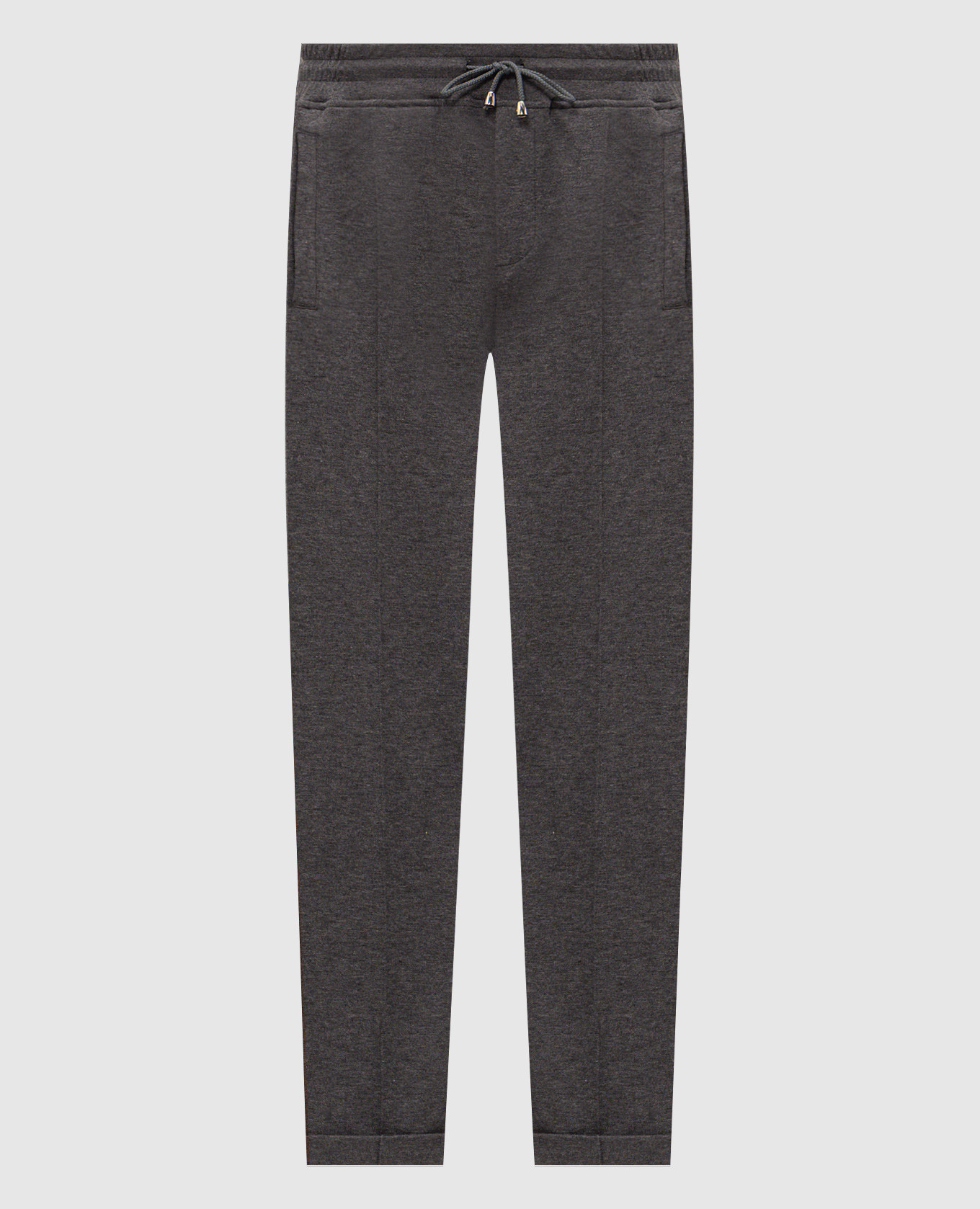 Gray pants with lapels