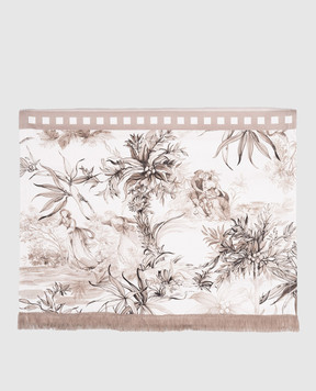 Baci Milano White table runner Versailles RAMCOL01
