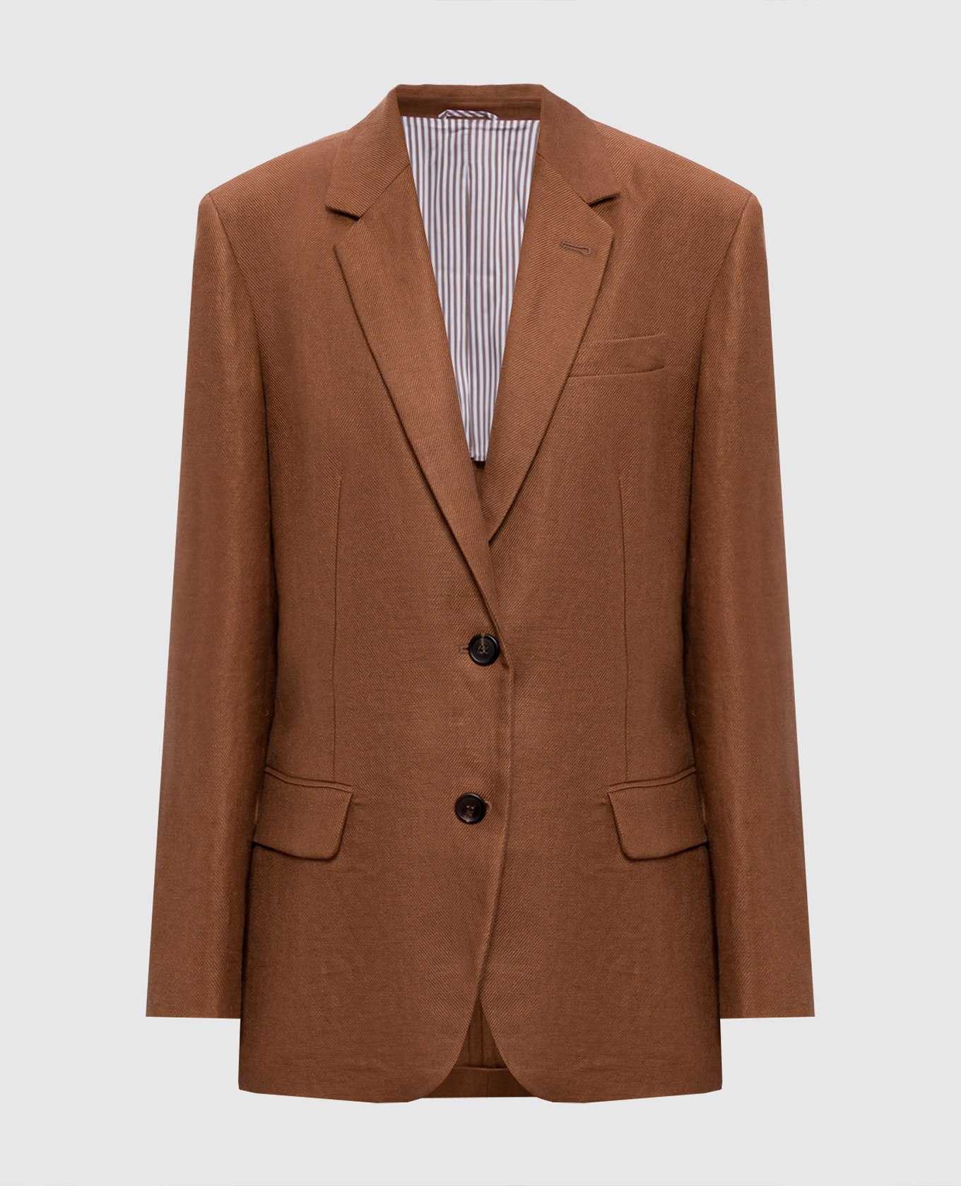 Brown linen jacket