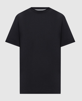 Canali Blue straight-cut T-shirt MJ02451T0965