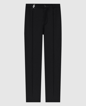 Stefano Ricci Black wool pants M1T5300161W610