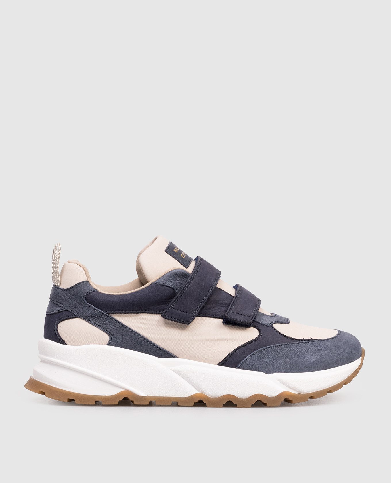 

Children's combination sneakers with logo patch Brunello Cucinelli, Blue