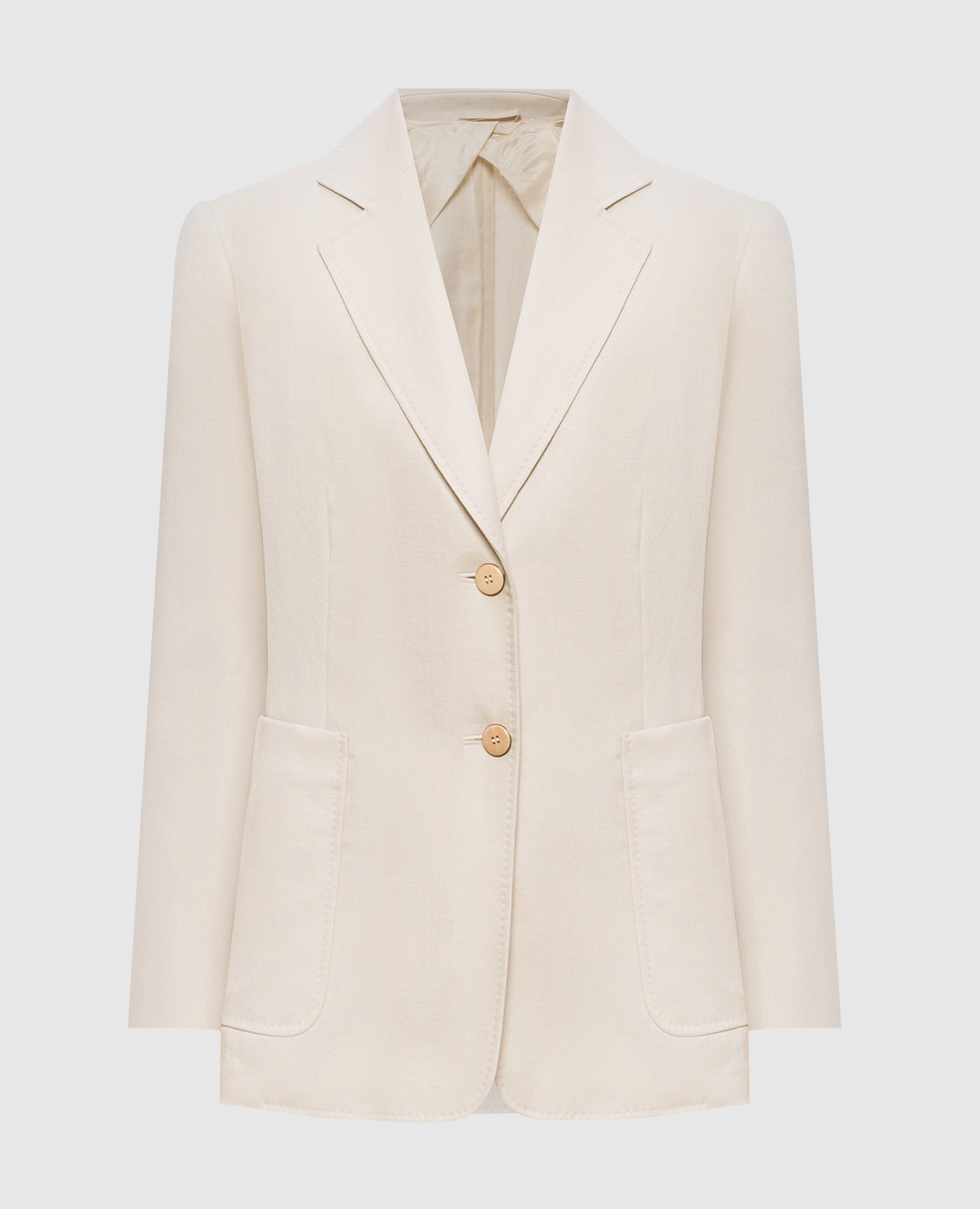 Beige linen jacket