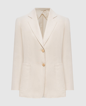 Max Mara Beige linen jacket MXMVOLONTA