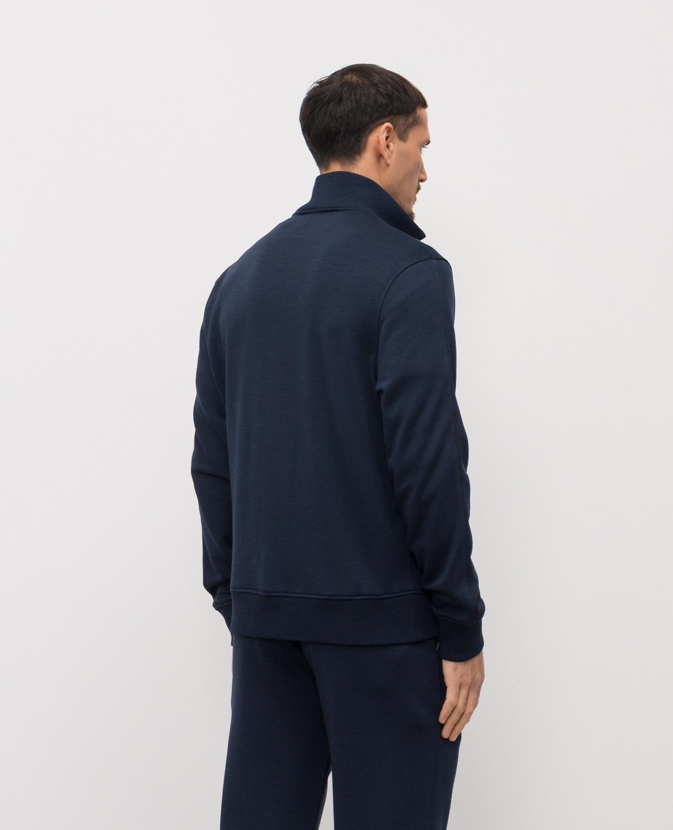 

Blue wool sports jacket Canali