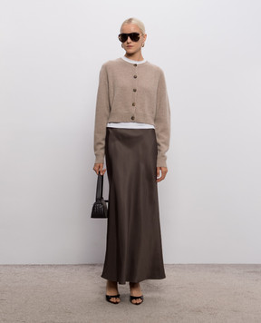 Loulou de Saison Beige HEIKE cashmere cardigan HEIKE