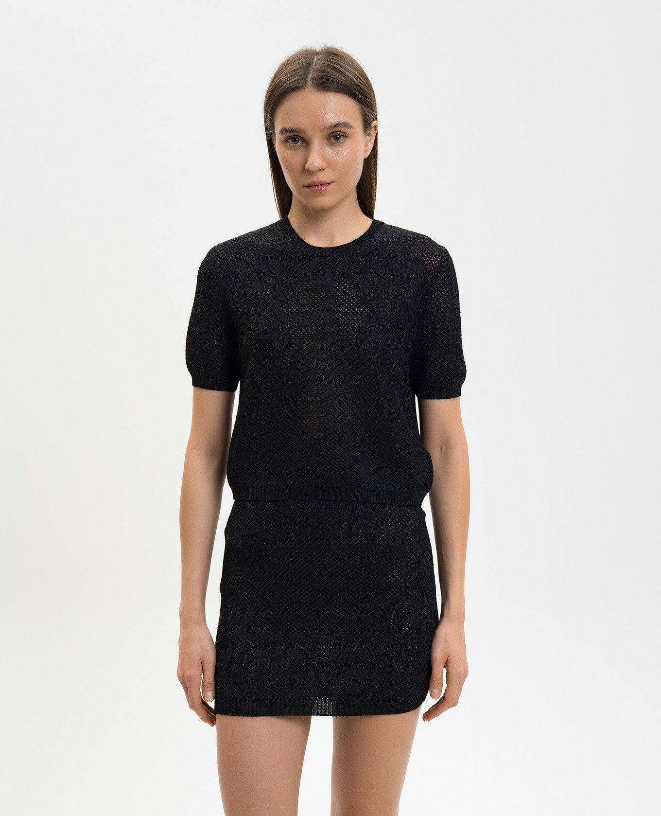 

Black patterned top AMIRI