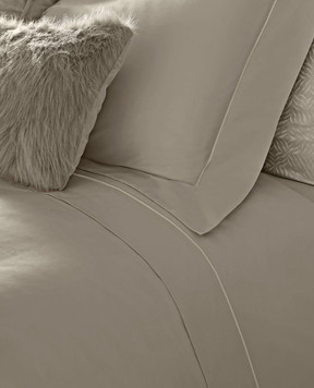 Fazzini Beige VELASCA bedding set with embroidery VLACOCO240X220Q44