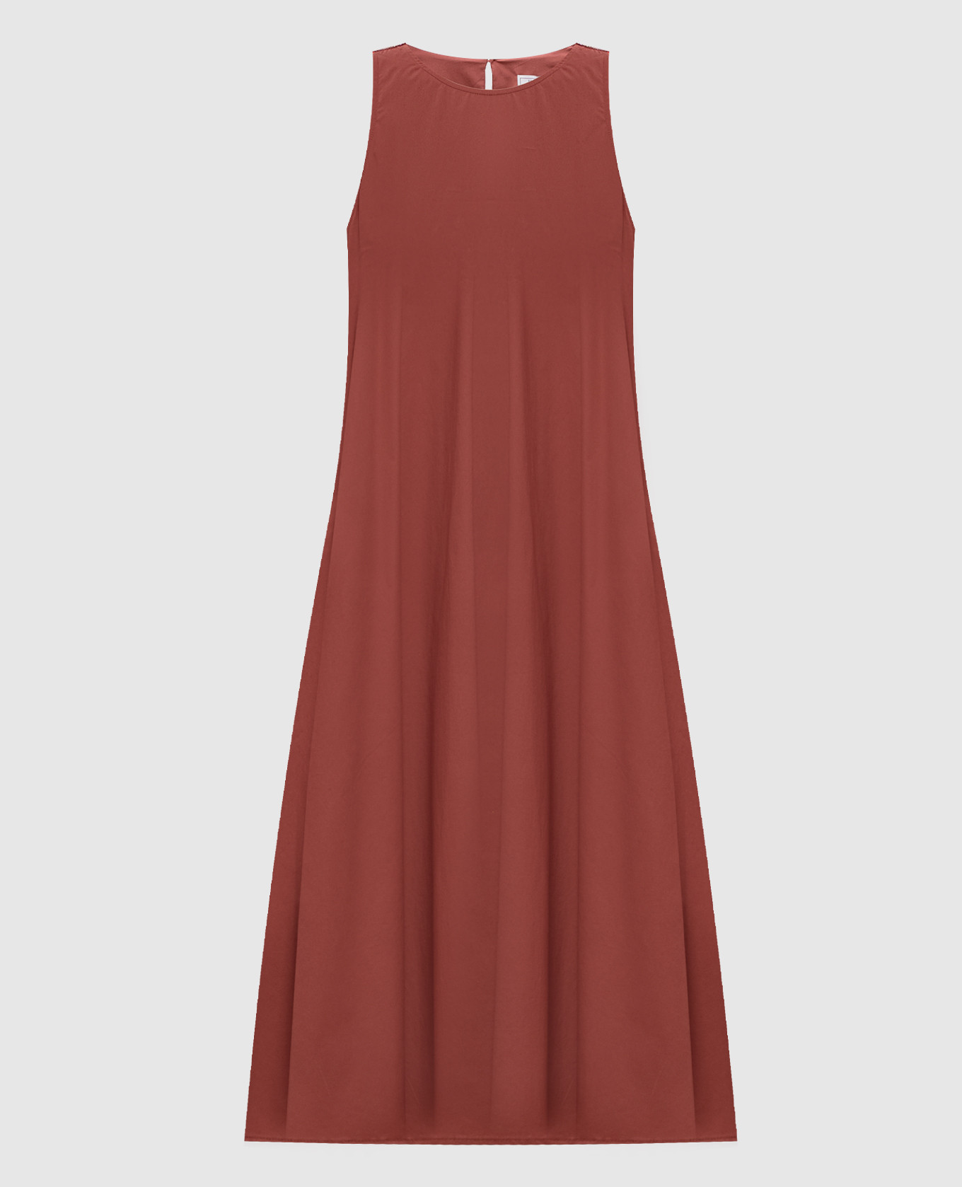 Red midi dress