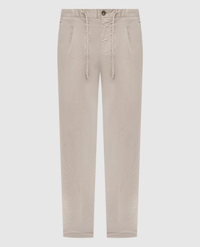 Enrico Mandelli Beige cotton pants GYM02B5653