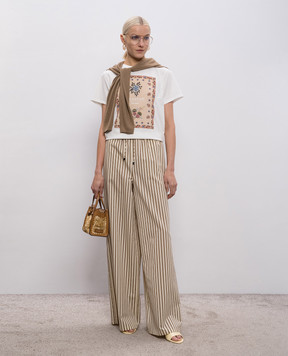 Max Mara Weekend White PANTERA T-shirt with print WKDPANTERA