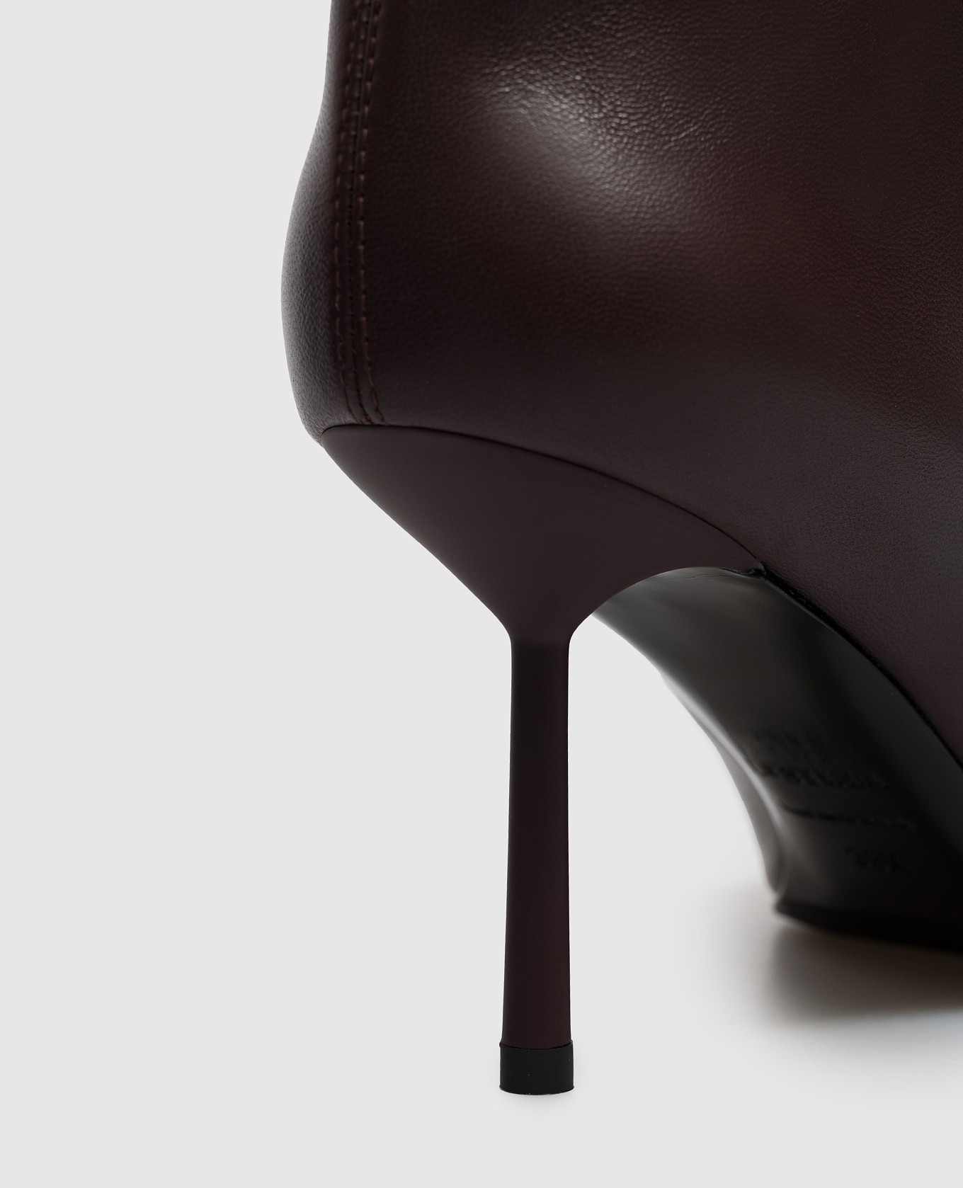 Bella burgundy leather boots Le Silla 5