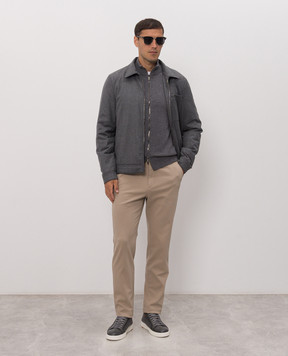 Peserico Gray wool jacket R52303D02710