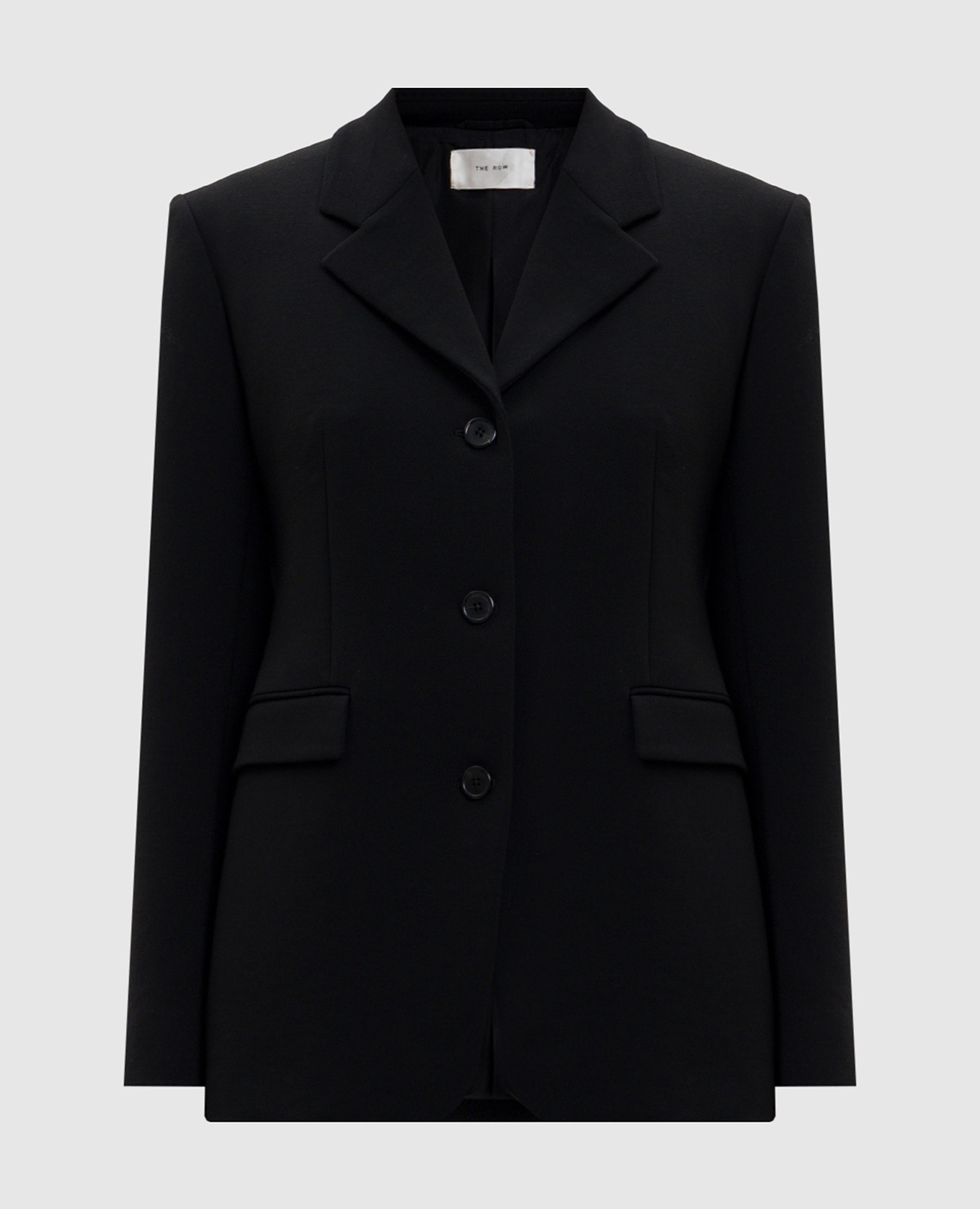 

Black Fontana wool jacket The Row