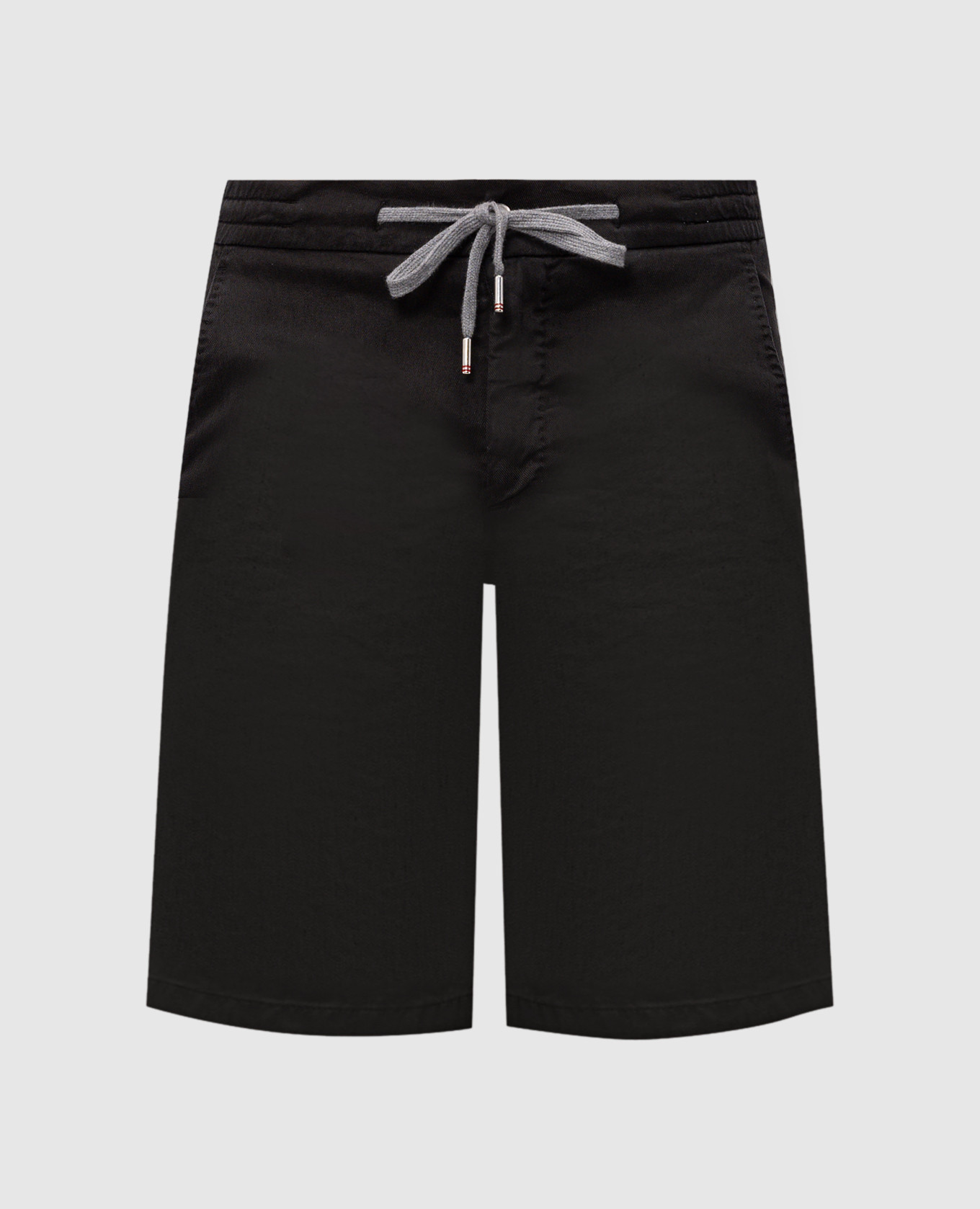 

Black linen shorts Marco Pescarolo