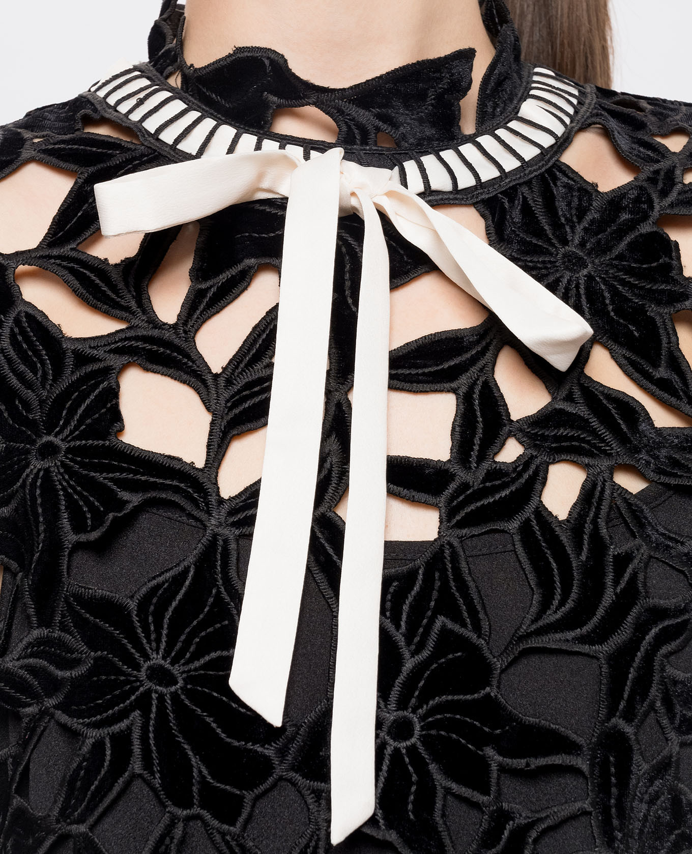Black velour dress Thiora Simkhai 4
