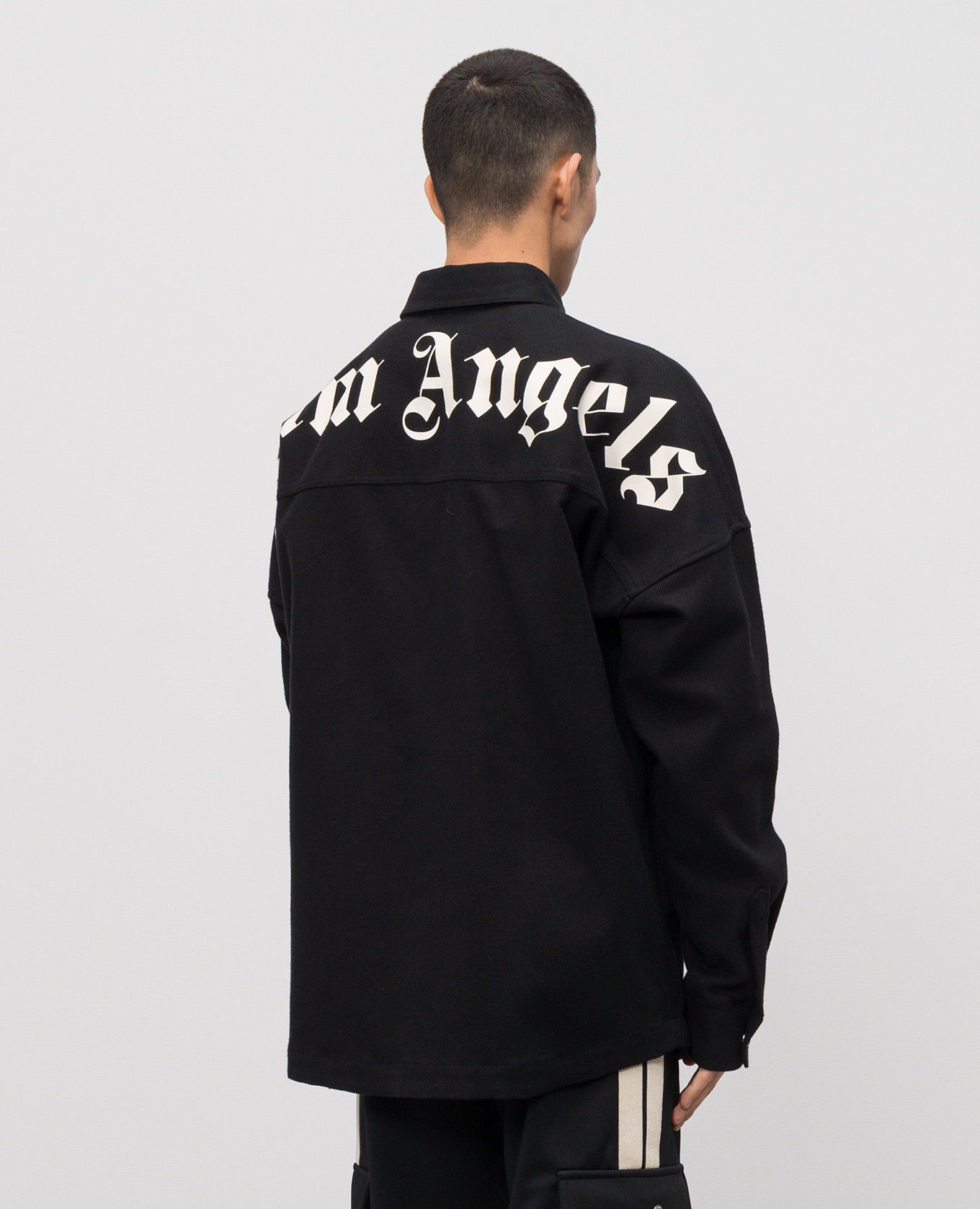 

Black shirt with logo Palm Angels