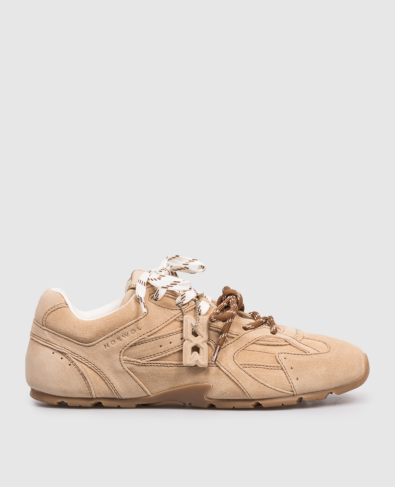 

Beige suede Atlas sneakers Nokwol