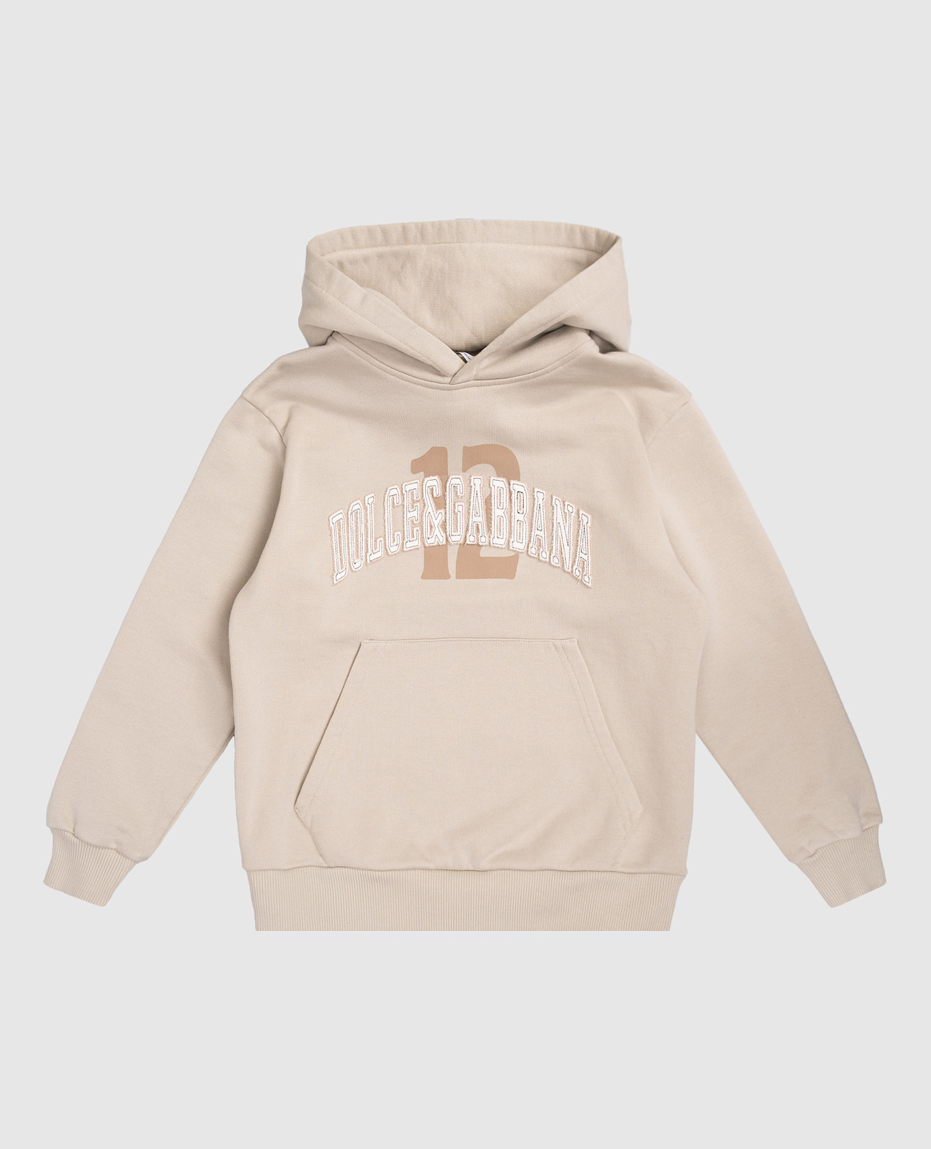 

Children's beige hoodie with logo Dolce&Gabbana