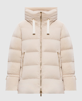 MooRER Beige down jacket GADIA GADIAOS