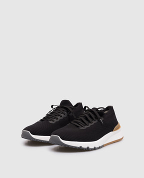 Brunello Cucinelli Black sneakers with logo MZUPMBO252
