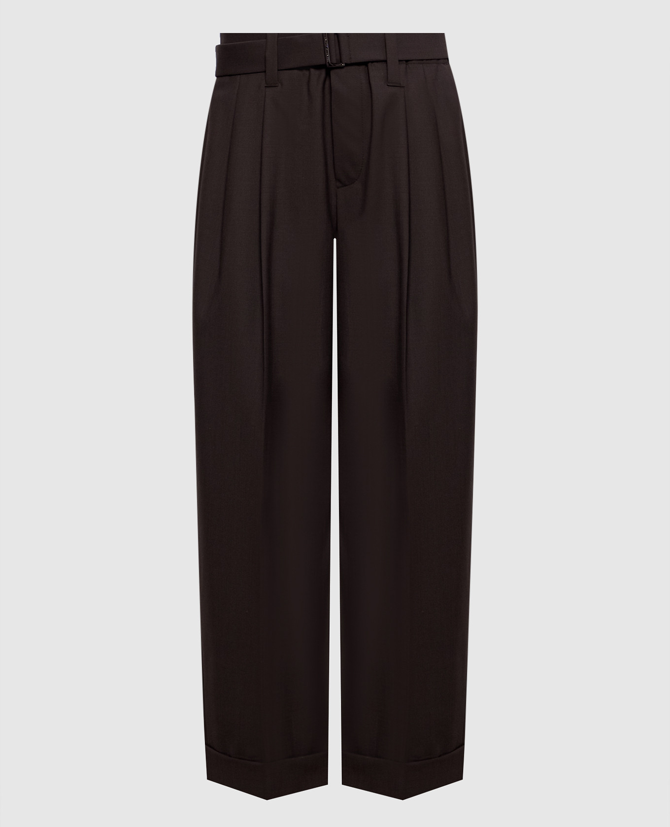 Brown wool pants