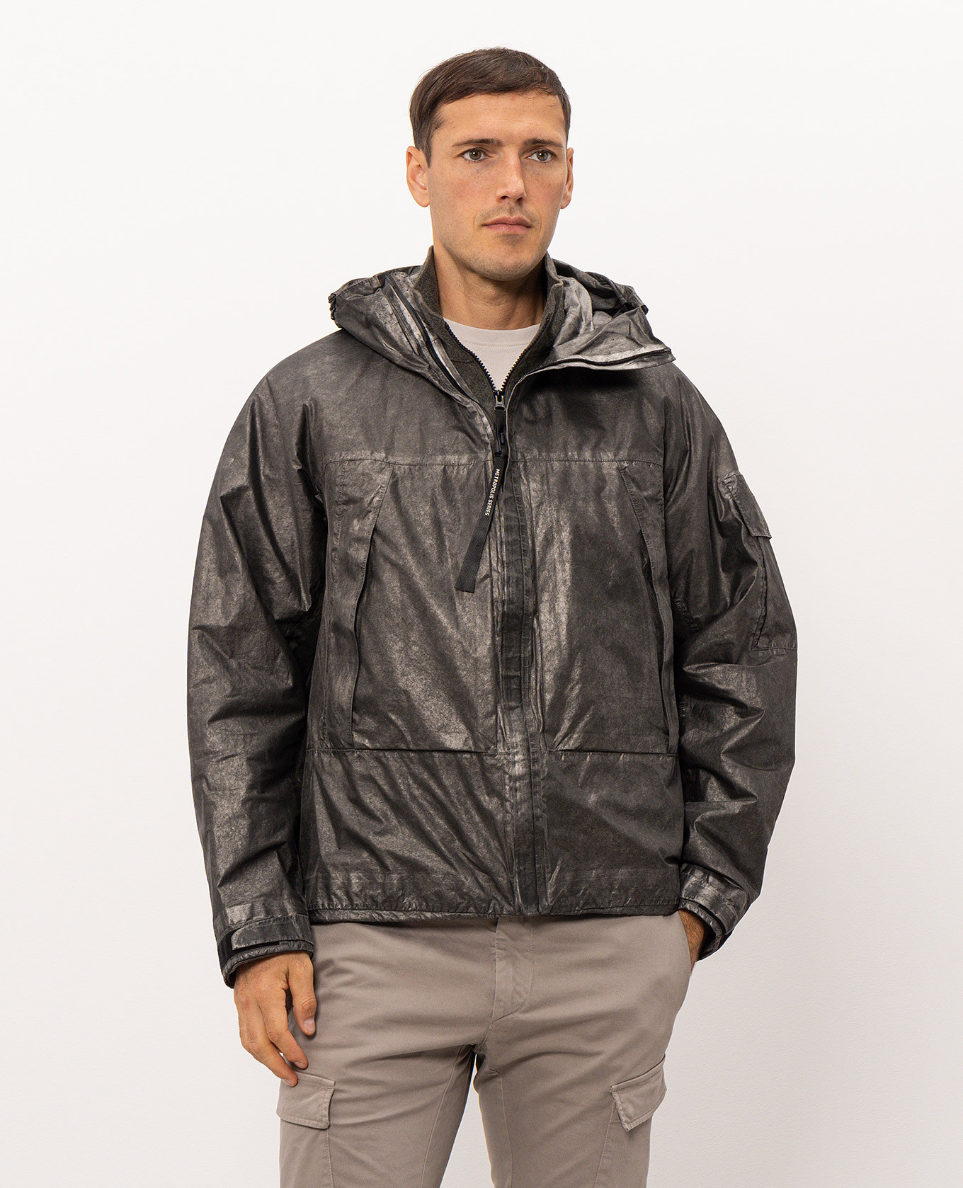 Gray Nano Titanium Jacket C.P. Company Metropolis 3