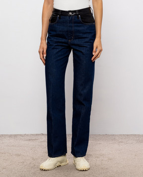 AGOLDE Morgan blue jeans with inserts A3431810