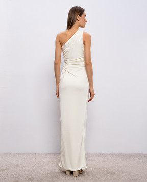 Versace White dress with drapery 10226121A12497