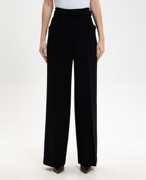 Gabriela Hearst Norman black wool trousers 3262168W111