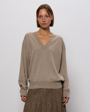 Brunello Cucinelli Brown cashmere pullover M12244412