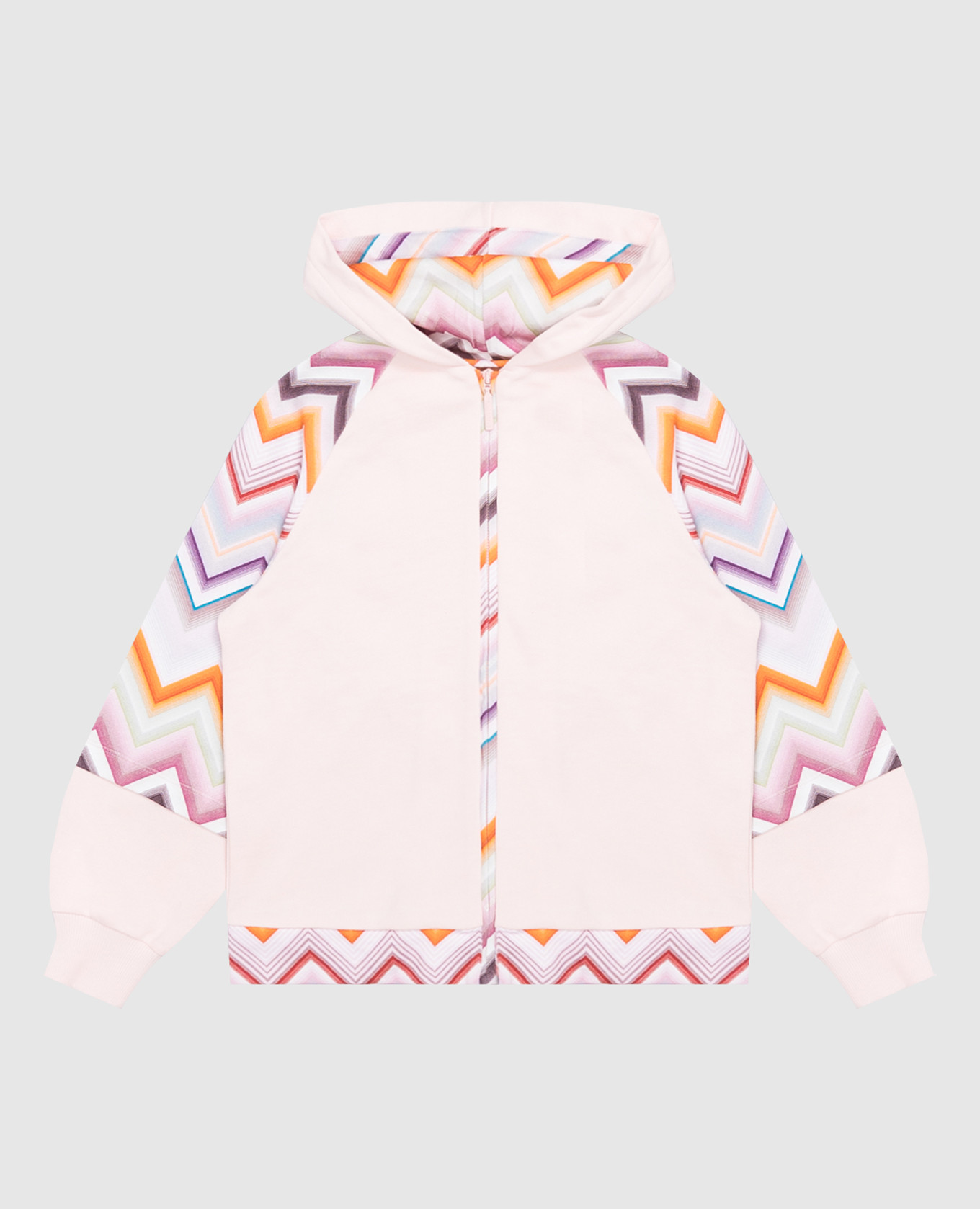 Children's pink sports jacket with print Missoni