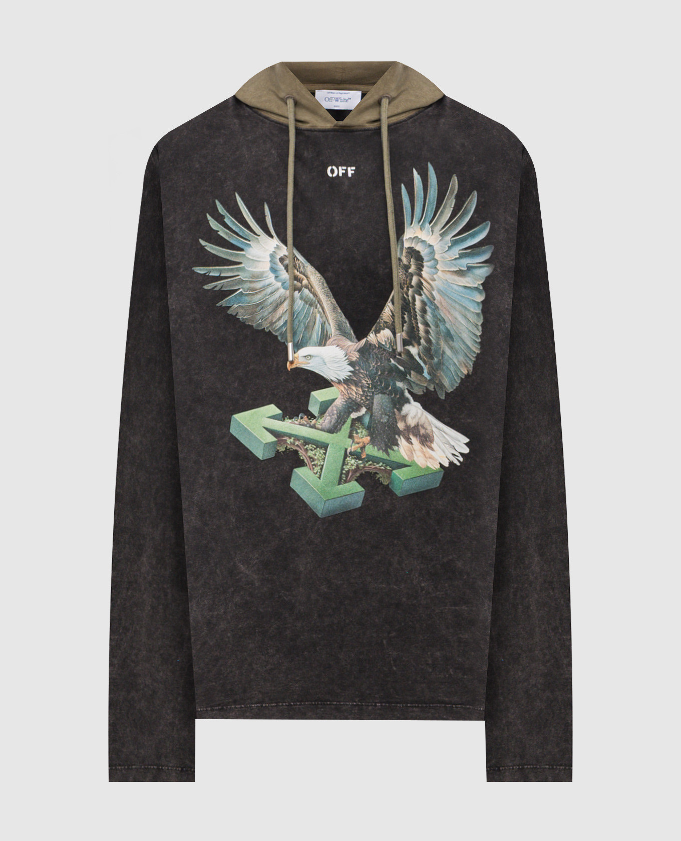 

Gray Eagle Arrow long sleeve hoodie Off-White, Grey