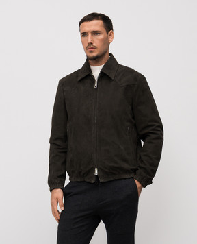 Stilnology Green suede jacket 73P309