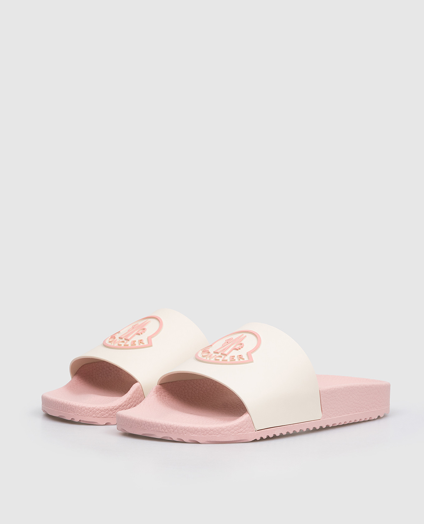 

Ivory children's sliders Moncler ENFANT, Beige