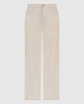 Toteme White pants 254WRB0301FB0478