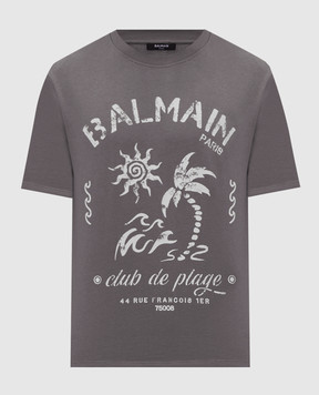 Balmain Balmain Plage grey T-shirt GH0EG000GF58