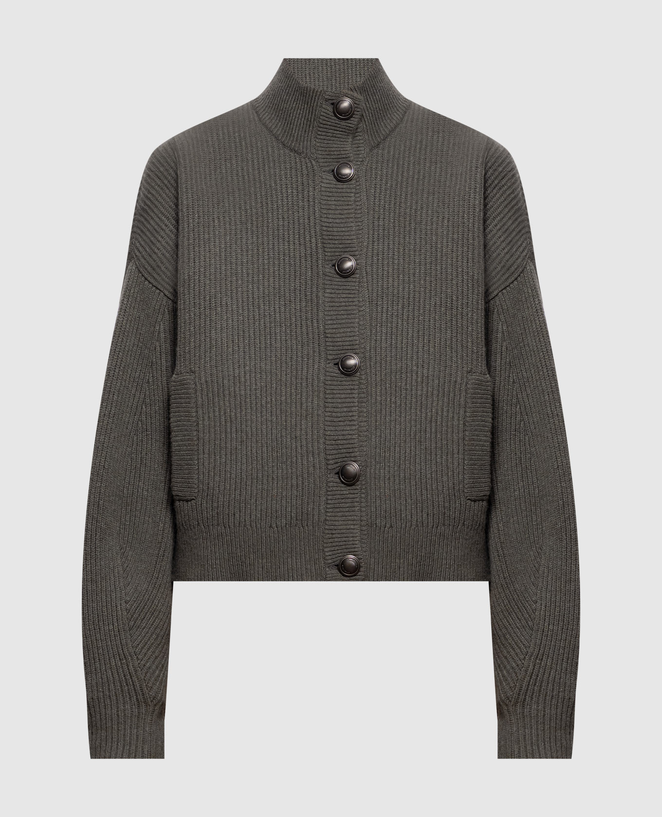 Green cashmere cardigan Brunello Cucinelli