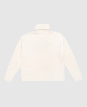 Maison Margiela MM6 Children's sweater with ivory wool M61048MM08V