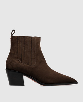 Santoni Brown suede ankle boots WTOU71799BJ2NAEA
