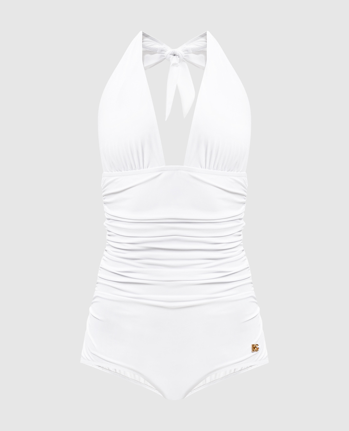 

White swimsuit with logo Dolce&Gabbana