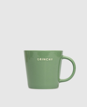 Vondels Green ceramic Grinchy tea cup 9241000091037