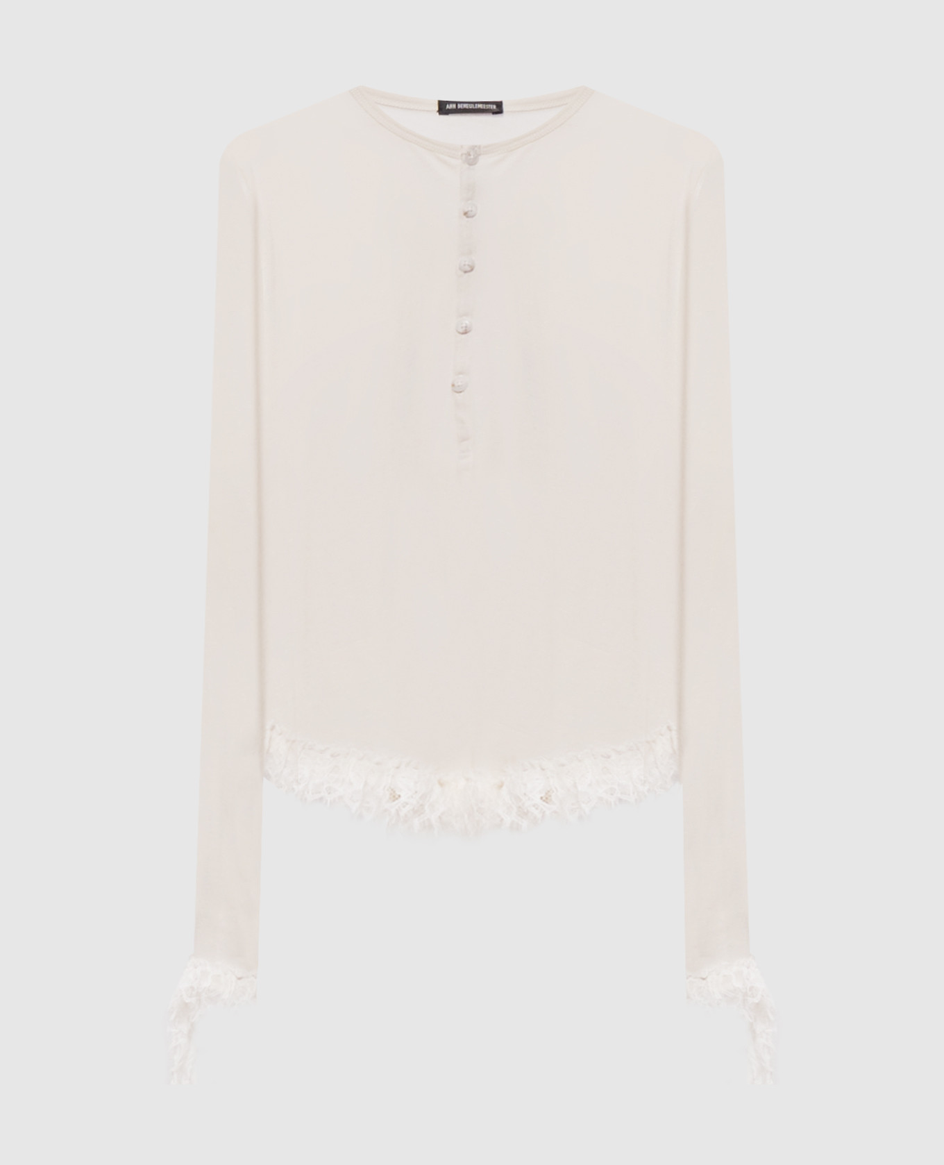 White long sleeve with ruffles Ann Demeulemeester