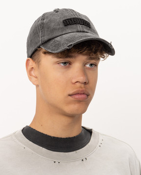 Misbhv Gray cap with logo embroidery 261U141