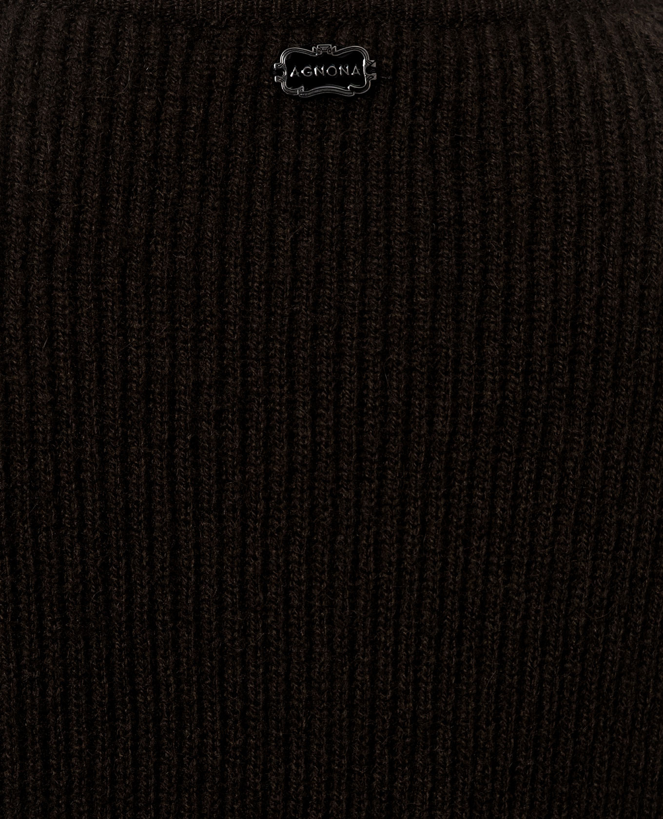 Brown cashmere pullover Agnona 5