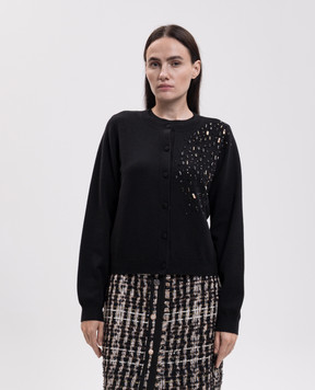 Twinset Black cardigan and top set 262AP3260