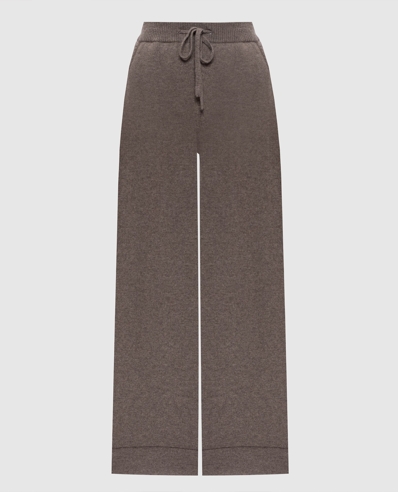 Brown cashmere pants