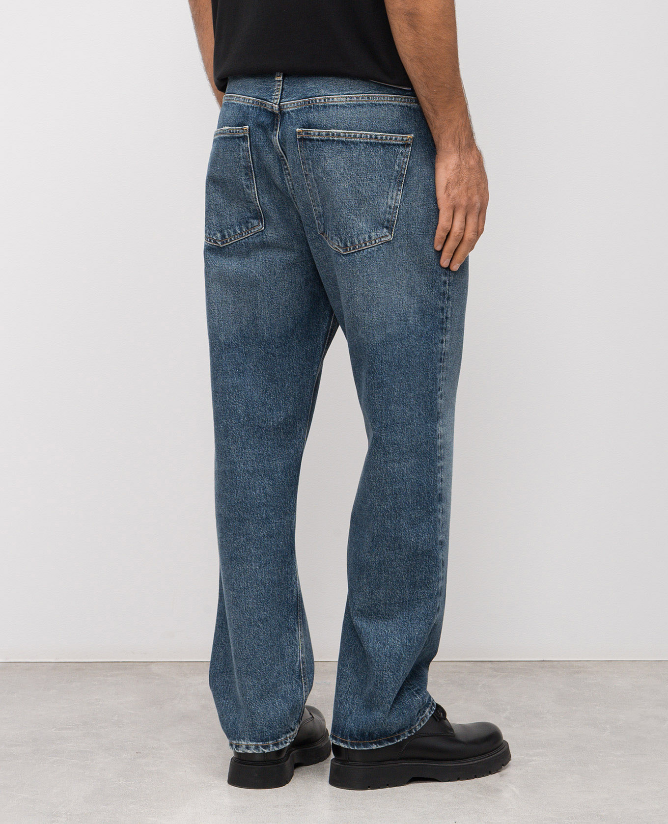 

90' blue jeans with a worn effect AGOLDE